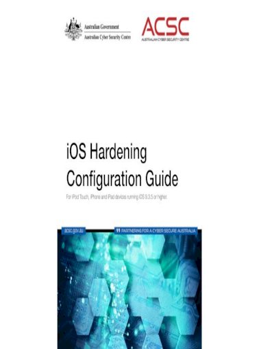 iOS Hardening Con&macr;&not;&frac34;guration Guide ... evaluation-pathway-for-mobile- ASD expects new major version Document]