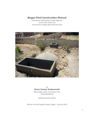 design biogas plant pdf viewer